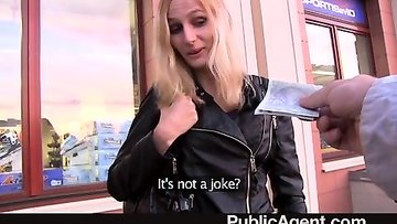 Small Blonde Rammed In A Motel For Money